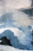 William Stott of Oldham Turquoise Glacier oil on canvas